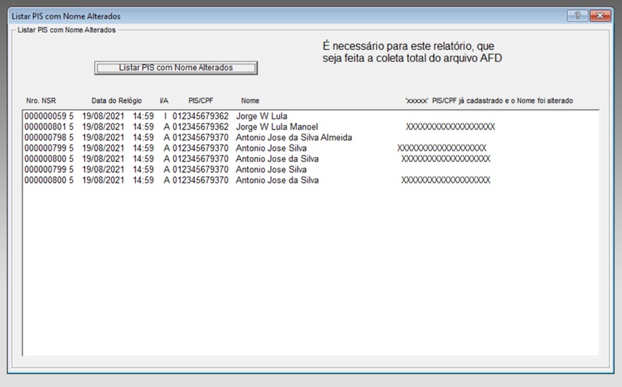 WORKPAGE - SISTEMAS : SISFOR - Sistema de Ponto e Controle de Acesso